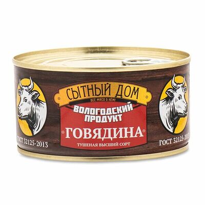 Говядина тушеная Сытный Дом Гост, высший сорт в Азбука Вкуса Экспресс Меню по цене 399 ₽
