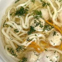 Суп Лапша с фрикадельками в Баодзен