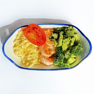 Бенто завтрак с креветками в The art cafe по цене 678 ₽