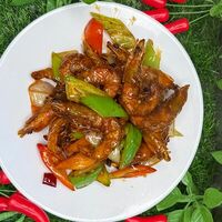 H-2 Жареные креветки в ЛайФуЮаньlaifuyuan
