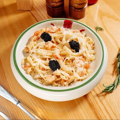 Паста с раковыми шейками и икрой палтуса в Раковарня Клешни и хвосты по цене 1339 ₽