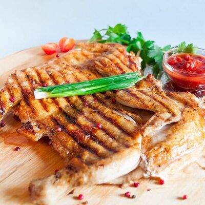 Цыпленок Табака в На абордаж по цене 600 ₽