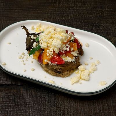 Баклажан, тахини, брынза в Dacha restaurant по цене 790 ₽