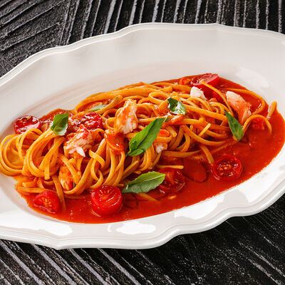 Лингвини с крабом в Ginza по цене 2190 ₽