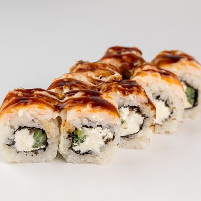 Запеченный ролл Креветка с пармезаном в IPPIN - Fusion Panasia по цене 696 ₽
