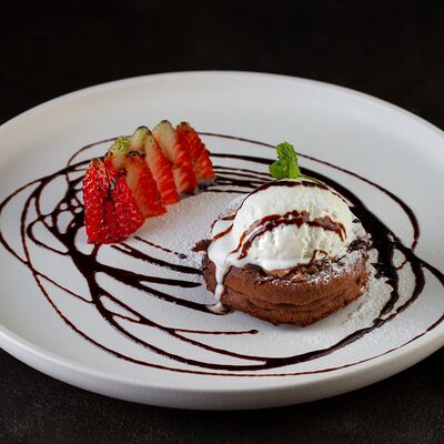 Шоколадный фондан в Ellips по цене 690 ₽