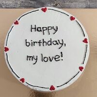 Бенто-торт с дизайном HB my love в Daris