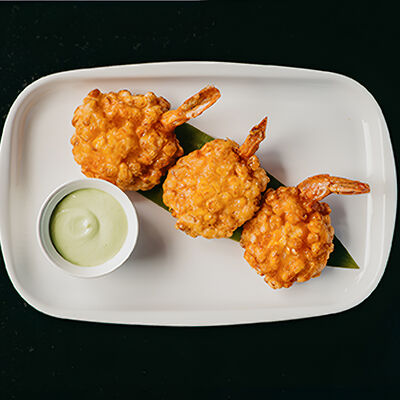 Креветки в кукурузных хлопьях в Mr. Lee по цене 1200 ₽