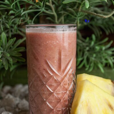 Смузи ананнас, груша, малина в Eat fresh по цене 340 ₽