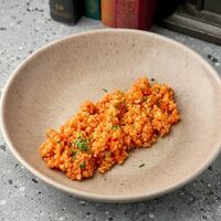 Булгур с овощами и томатным соусом в Double Grill & Bar