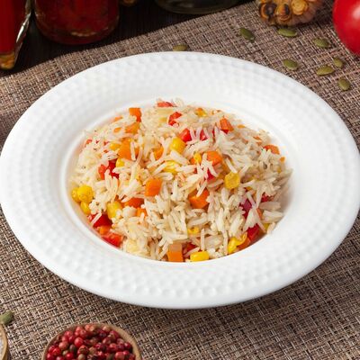 Длиннозёрный рис с овощами в Шашлычный дворик по цене 190 ₽