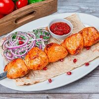 Шашлык из куриной мякоти в Встреча
