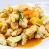 Жареная свинина в кисло-сладком соусе с ананасами в Panda Express по цене 710