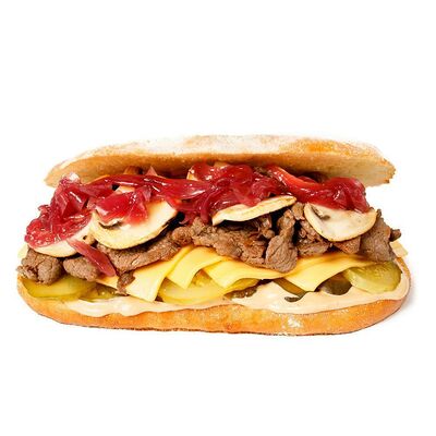 Стейк сэндвич в Элементарно! по цене 470 ₽