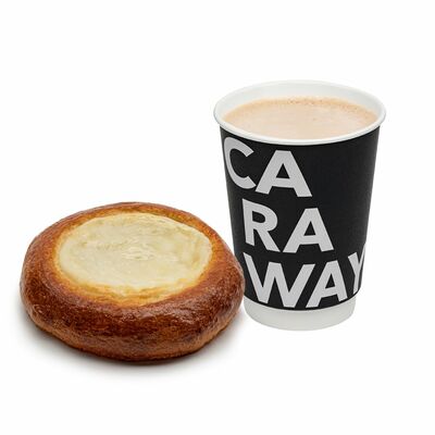 Кофе и ватрушка в General Fueller по цене 239 ₽