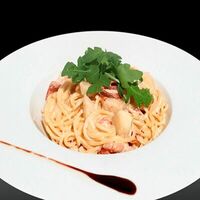 Паста с беконом и грушей в Пусан