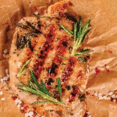 Стейк из свинины в Тальятелло по цене 890 ₽