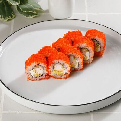 Ролл с креветками и манго в Кукумбер по цене 890