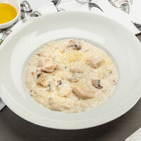 Ризотто с курицей и шампиньонами в PastaBar