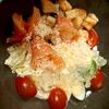 Салат Цезарь с лососем в Олимпия food по цене 670