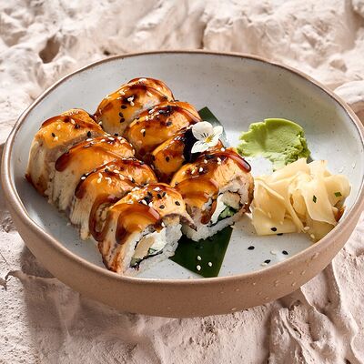 С запеченным угрем и томаго в Meet.Point по цене 640 ₽