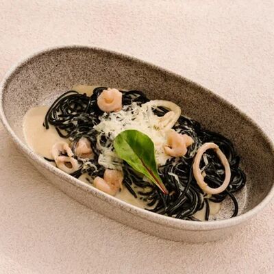 Черная паста с морепродуктамив Ферма по цене 499