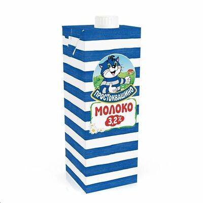 Молоко ультрапастеризованное Простоквашино 3,2% 0,95л Бзмж в Азбука Вкуса Экспресс Меню по цене 107 ₽