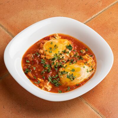 Шакшука в Кафе Аль-карамарабская кухня по цене 390 ₽
