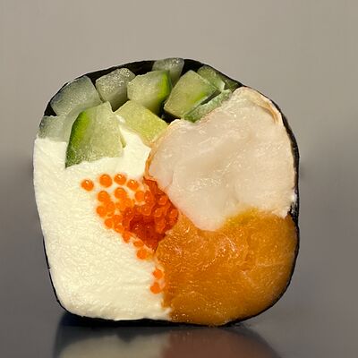 Кето-ролл лосось-креветка в От Нафани по цене 645 ₽