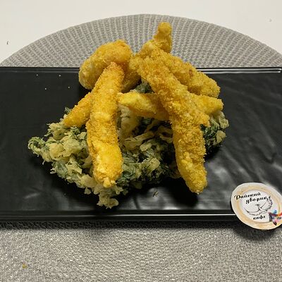 Креветки темпура в Райский дворик по цене 550 ₽