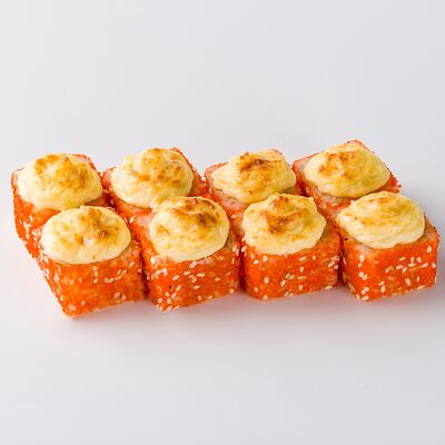 Запеченный ролл Сякэ-чиз в Wok & Рис по цене 570 ₽