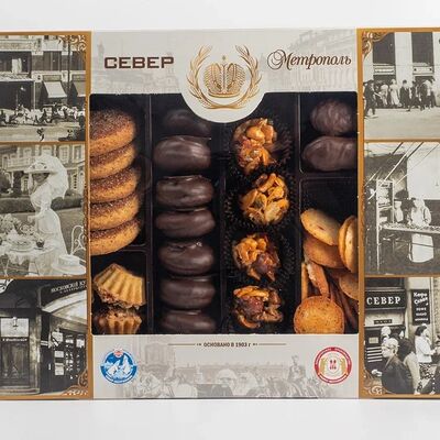 Набор печенья Север-Метрополь в Север-Метрополь по цене 1749 ₽
