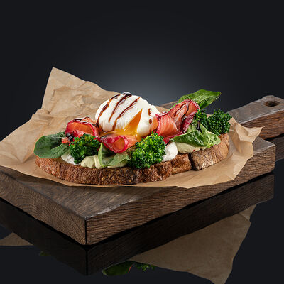 Брускетта с лососем гравлакс в Якитория по цене 597