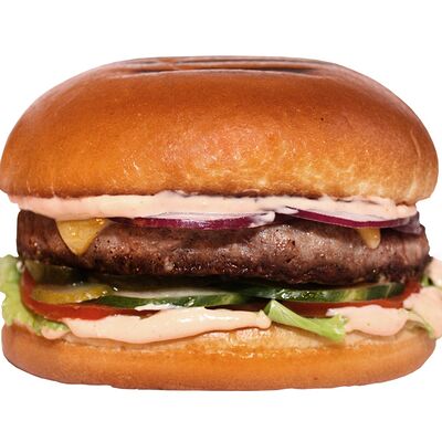 Бургер с говядиной в Хмель и солод по цене 510 ₽