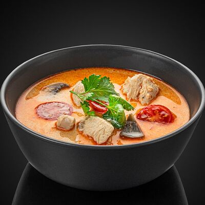 Суп Том кха в Монако пицца по цене 600 ₽