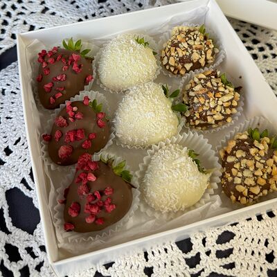 Набор 3 Клубника в шоколаде в Elinabuket по цене 2000 ₽