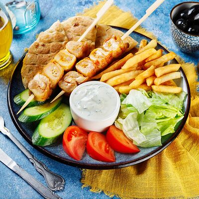 Сувлаки в Греки Здесь по цене 630