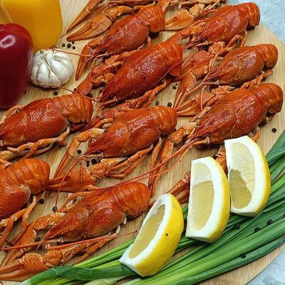 Раки размер M рецепт Яблоко-лимон-мята в Раковарня FiSH&CRAB - 1 по цене 5670 ₽