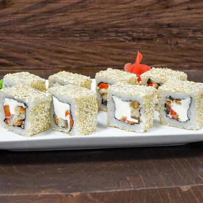 Ролл Калифорния с копченым угрем в Пиццерия Dario по цене 339