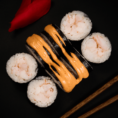 Острая креветка маки в Кручу-Верчу! по цене 871 ₽