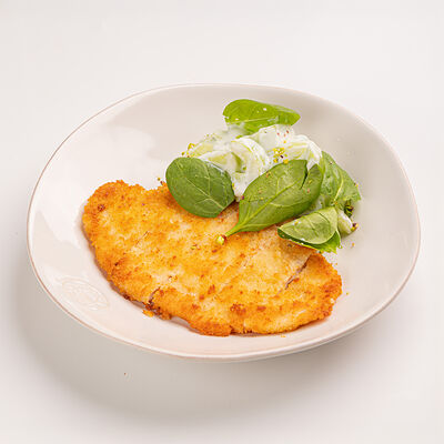 Детский куриный шницель с йогуртовым соусом в Сыроварня по цене 65000 сум