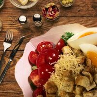 Салат Цезарь с курицей в Блинная
