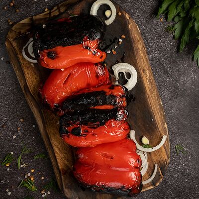 Болгарский перец на мангале в Бакинский дворик по цене 185 ₽