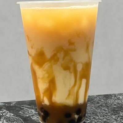 Bubble Tea Банан в карамели в Кофейня Булка по цене 400 ₽