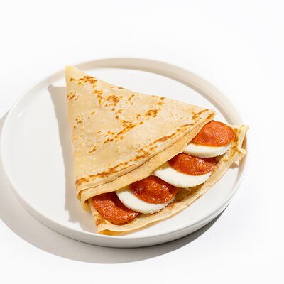 Блин с пепперони и моцареллой в Blinchik по цене 320 ₽