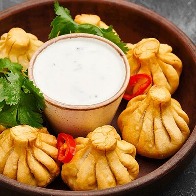 Мини хинкали жареные с говядиной в Гранат по цене 390