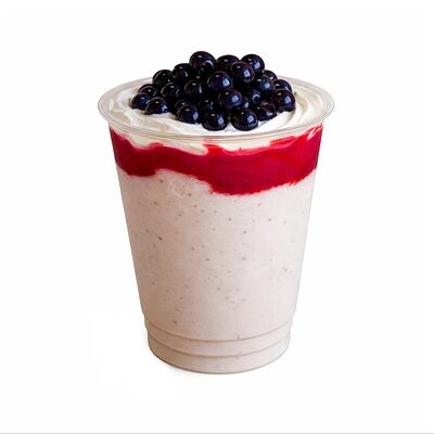 Милкшейк Черничный с крем-чизом и джус-боллами в Taiyaki по цене 420 ₽