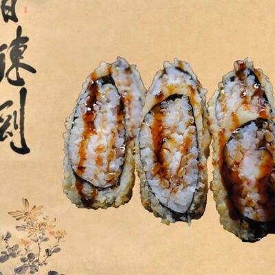 Жареный острый ролл с креветкой в Big Rolls по цене 300 ₽