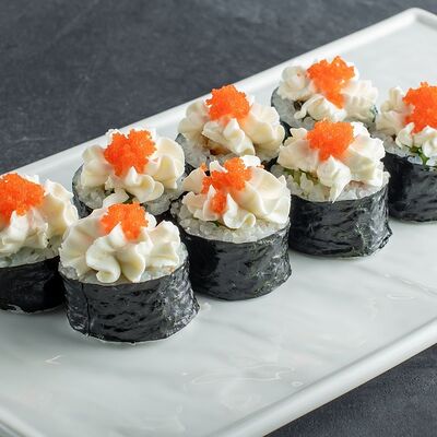 Ролл Сливочный угорь в CRAZY SUSHI по цене 452 ₽