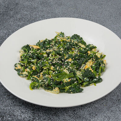 Шпинат с яйцом в У Бурчо по цене 750 ₽